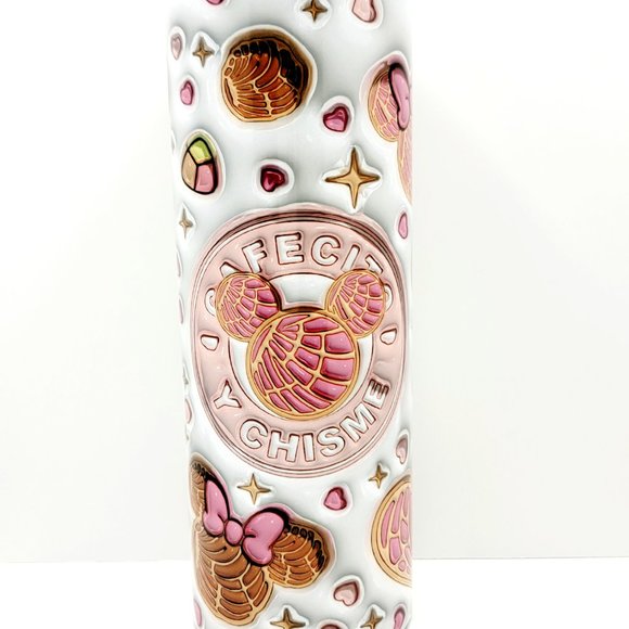 20oz Insulated Tumbler, Cafecito y Chisme, Spanish, Cute - Picture 7 of 8